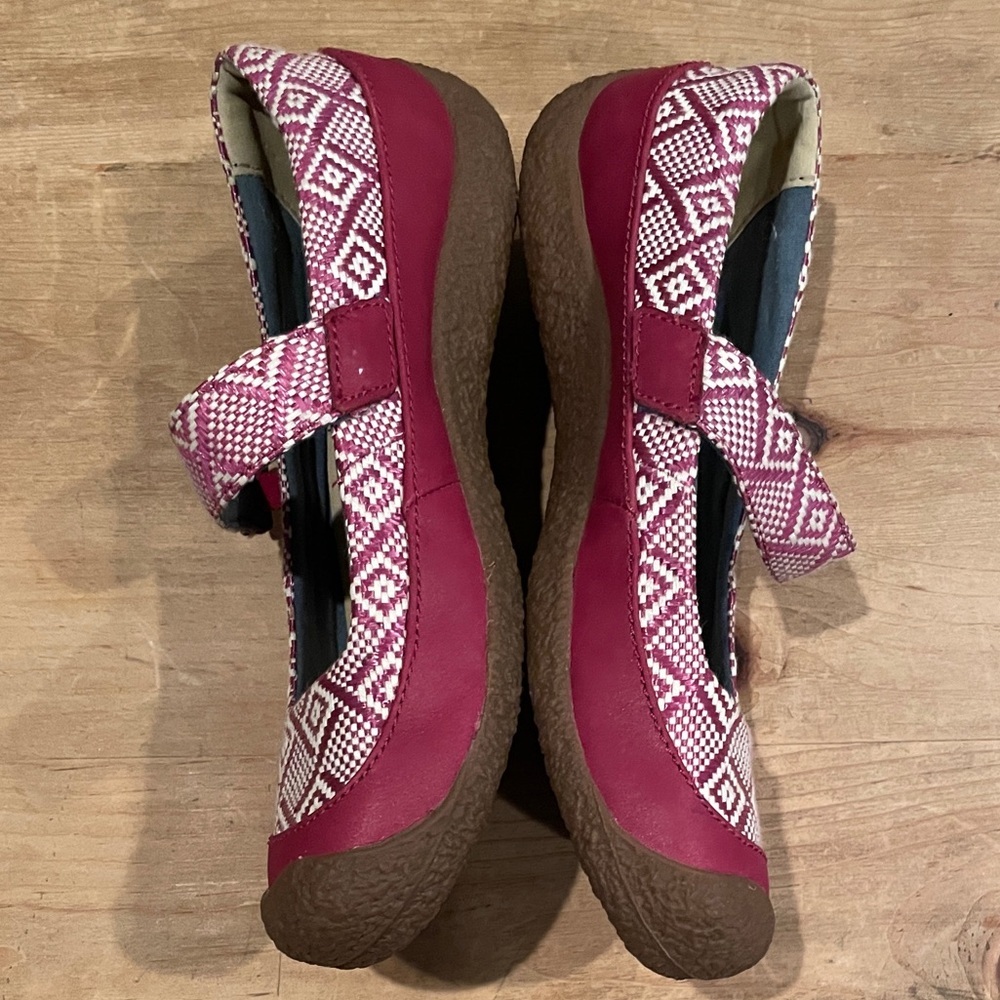 NWOT Keen Harvest Mary Jane Patchwork Southwest Aztec Boho Flats outdoorsy 9 - Picture 2 of 8
